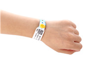 Customized hospital patient id wristbands