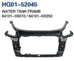 I10 2011 Radiator Support, Water Tank Frame, Panel (64101-0X010, 64101-0X253)