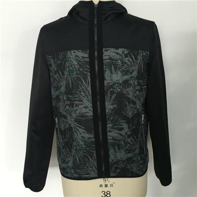The Latest Fashion Men Faux Leather Printed Soft Shell Casual Winter Jackets