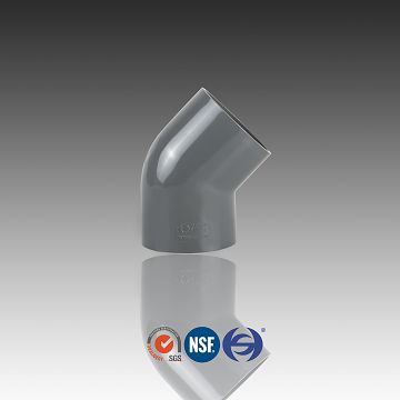PVC Pipe Elbow 45 Bends,Polyvinylchloride Plastic Fittings