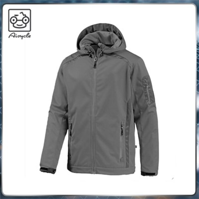 2016 Custom Jacket Made In China Drawstring Hood Jacket For Men