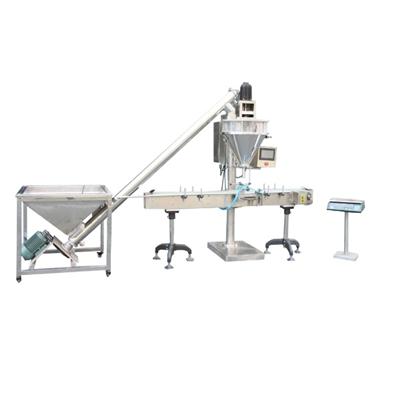 Semi Automatic Powder Weighing Filling Machine Auger Powder Filler For Premade Bags And Bottles