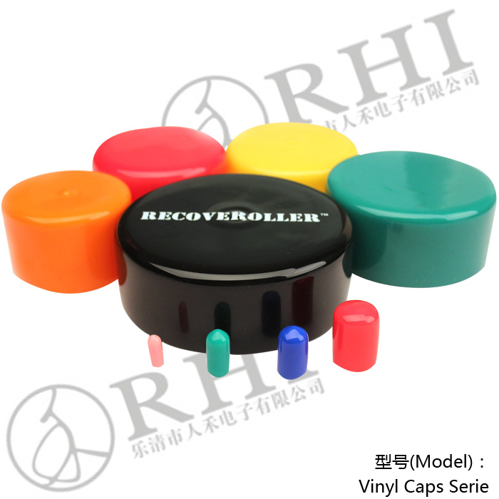 PVC pipe threaded round rubber end caps