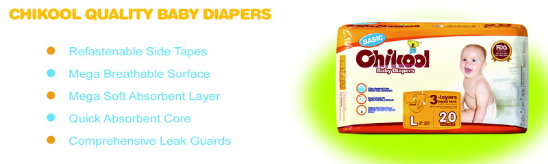 CHIKOOL High quality Baby Diaper Manufacturer