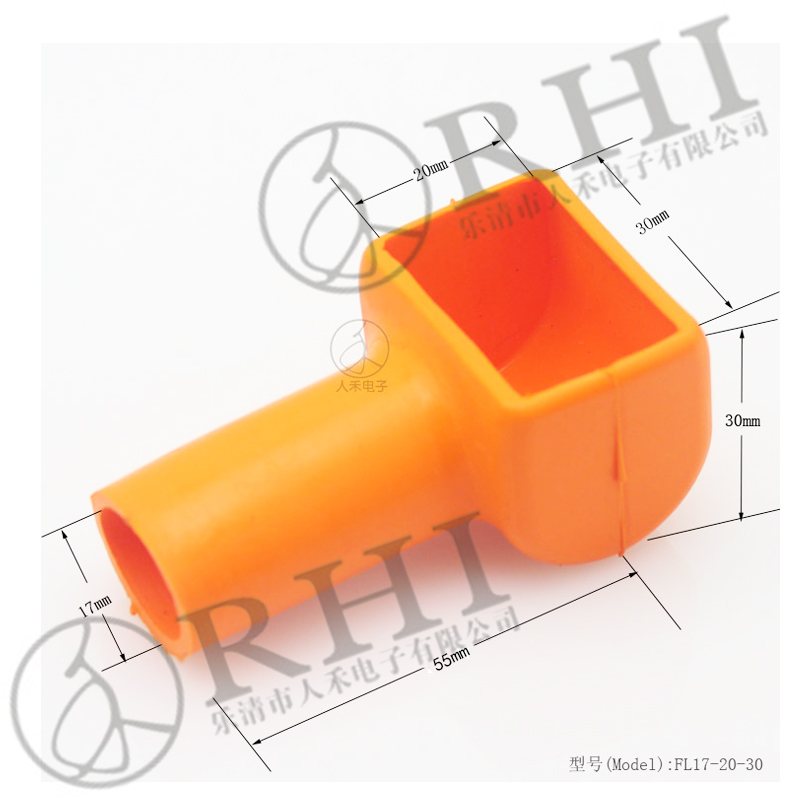 Hot Sales battery terminal cover, cable end cap, rubber terminal cover