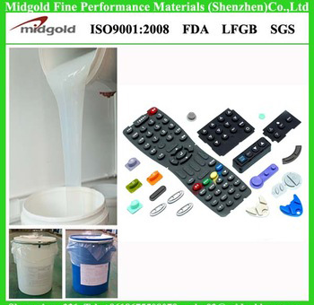 solid and liquid silicone rubber raw material