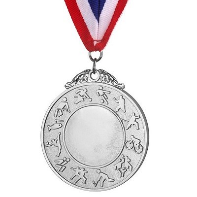 2D Basketball Metal Medal