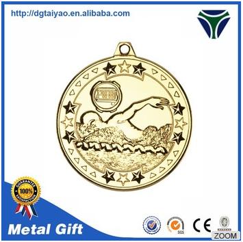 3D Swimming Metal Medal