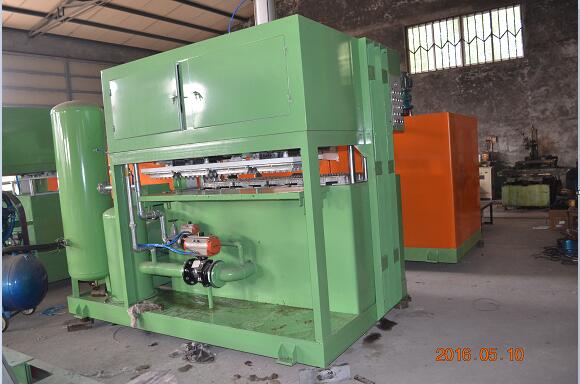 8 Molds Paper Pulp Egg Tray Making Machine with Output of 2500pcs/hour For Sale
