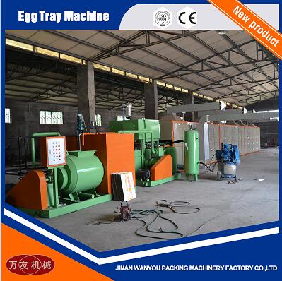Computer Control Waste Paper Egg Tray/Fruit Tray/Egg Carton Making Machine Small Output
