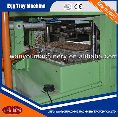 700pcs/hour Paper Pulp Molding Egg Tray/Quail Tray Making Machine with Aluminum Molds For Sale