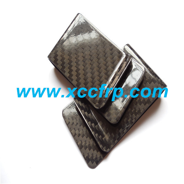 Christmas promotion carbon fiber 3k money clip/cash clip for gift