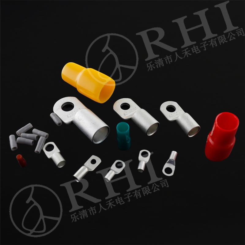 Copper cable ring lugs with battery ring types for crimping    