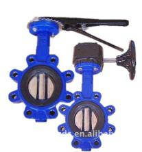 API598 DIN3230 cast iron wafer type and lug type butterfly valve for water oil etc