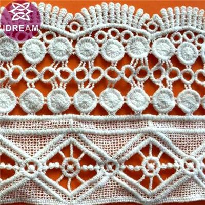 Water Soluble Guipure Checmical Lace Trim For Garment