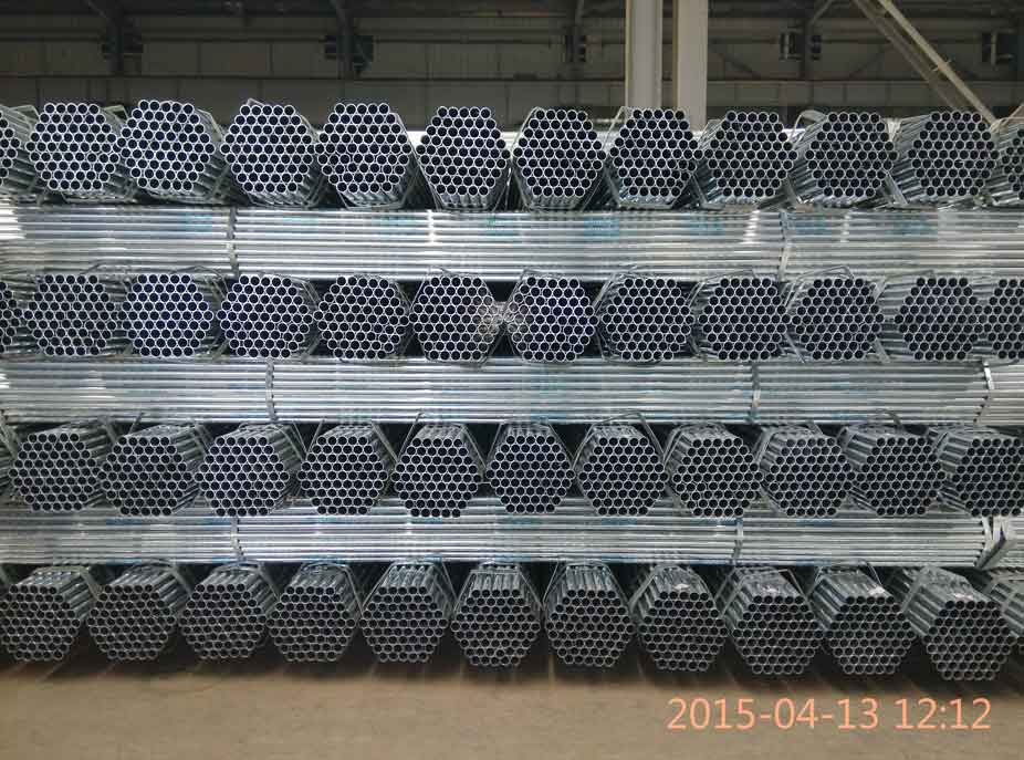 welded Pre galvanized round pipe in China Dongpengboda