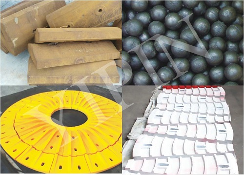 High manganese steel casted wear-resistant accessories of the ball mill