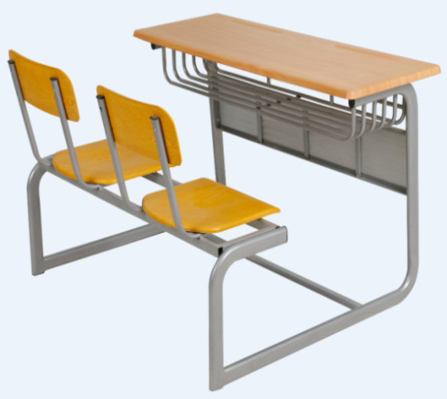 combined school desk with chair double student desk
