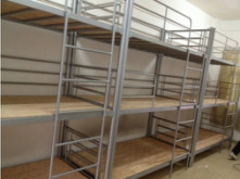 hot sale metal triple bunk bed OEM customize
