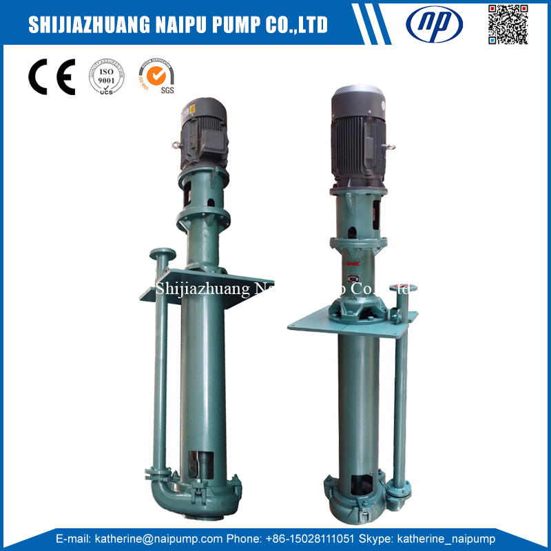 SP(R) Metal and rubber liner vertical slurry pump