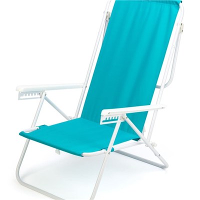 Favoroutdoor 7-Position High Back Steel Tube Beach Chair