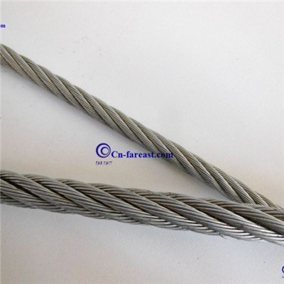 Hot Dipped Galvanized Steel Wire Rope 6*19