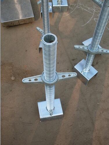 Q235 For Welded Pipe Jack Base adjustable scaffolding leg