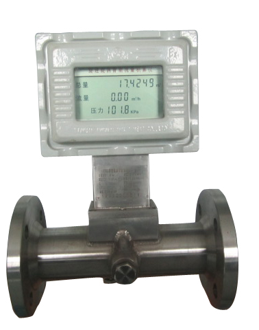 High pressure gas turbine flowmeter/Integration/With liquid crystal display/With temperature and pressure compensation/With signal output/Metering coal gas/Metering natural gas/
