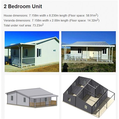 Prefabricated Light Steel A-frame Modular Kit Houses Luxury South Africa
