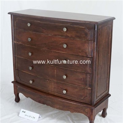 Brown Color Modern Design Solid Wood Cabinet Direct From China