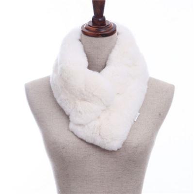 Long Girl Warm And Soft Double Sided Fleece Faux Rabbit Fur Scarves
