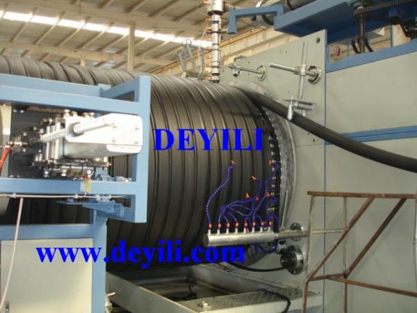 HDPE Hollow Wall Winding Pipe Extrusion Line