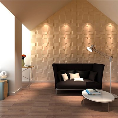 Wholesale Wall Decor China Supplier Bathroom 3D Board, White Interior 3D Wall Panel Texture Seamless