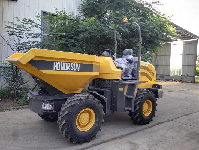 mini terex site dumper with 3-6 ton loading with optional 180 degree swivel and self-loading fuction with CE approved
