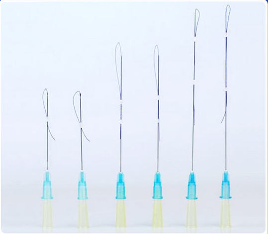 PDO Thread Lift Face Screw Sutures Needle