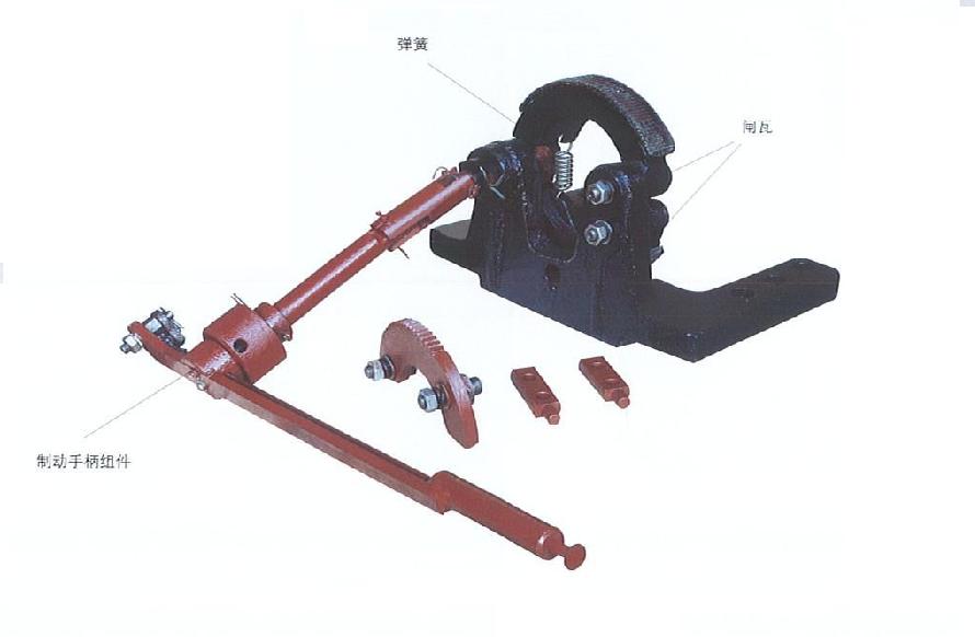 brake device for electric locomotive spare part for mining locomotive