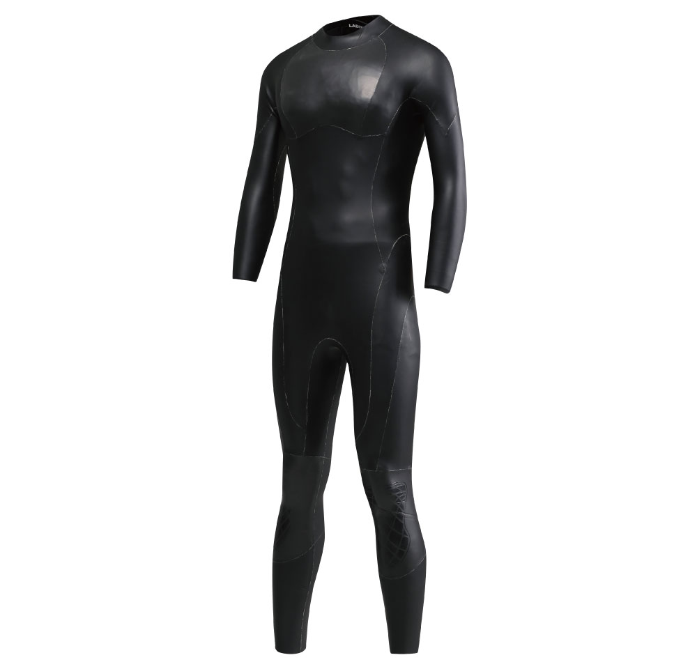 3/4mm triathlon smooth skin neoprene swimming wetsuit