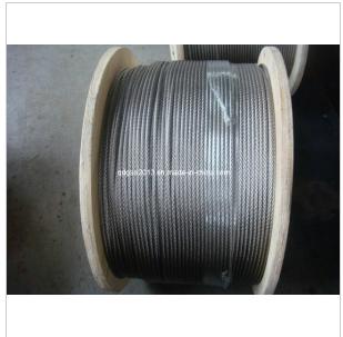 AISI304 Stainless Steel Wire Rope With ISO9001: 2008