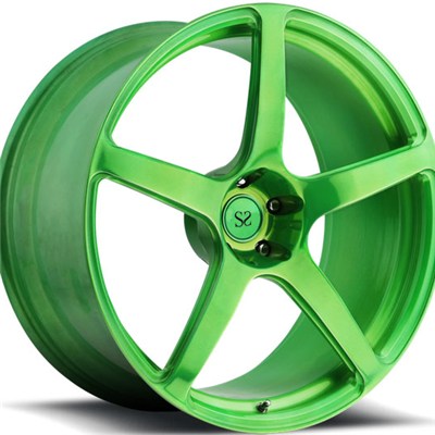 Green Forged Wheel Rims