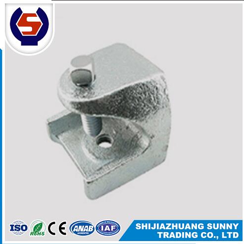 zinc plated malleable casting 1/2 3/8 rod insulator beam clamp