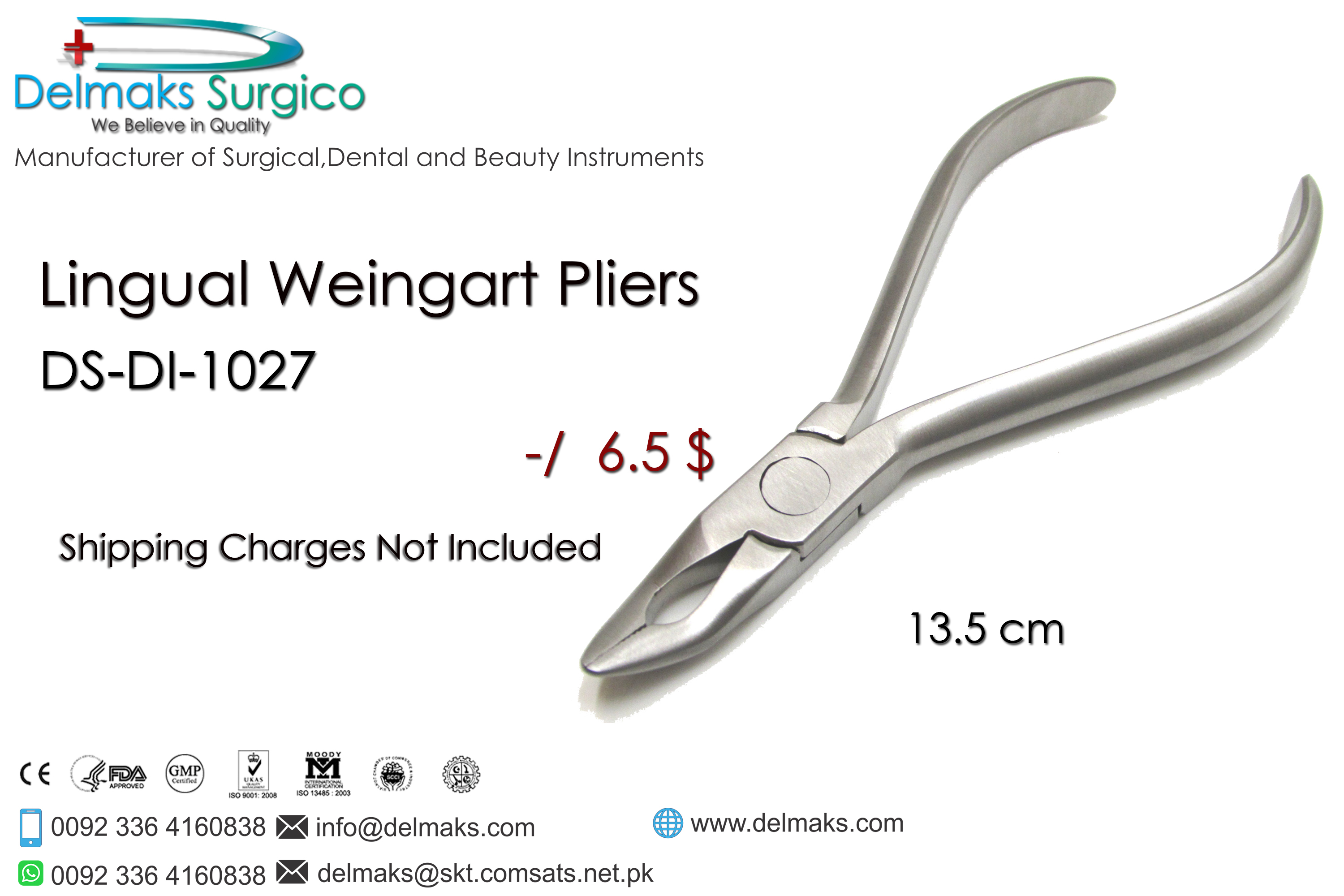 Lingual Weingart Remover Plier-Orthodontic Pliers-Orthodontic Instruments-Dental Instruments-Delmaks Surgico