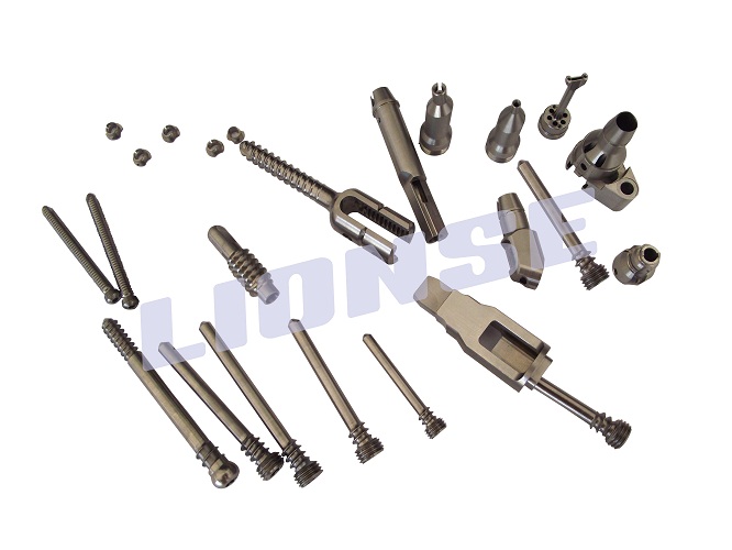 titanium dental pins used for surgical implants