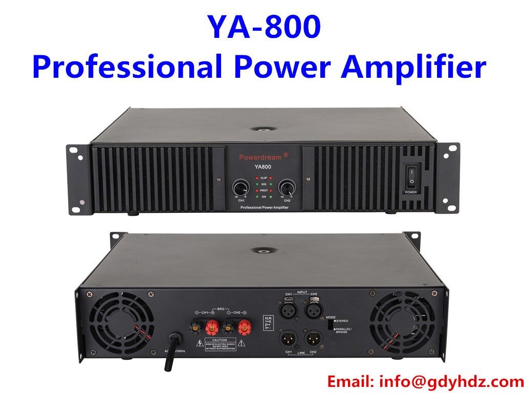 800W*2 professional power amplifier audio amplifier