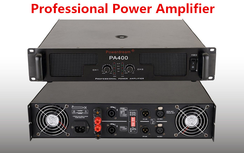 400W*2 professional amplifier with superior sound