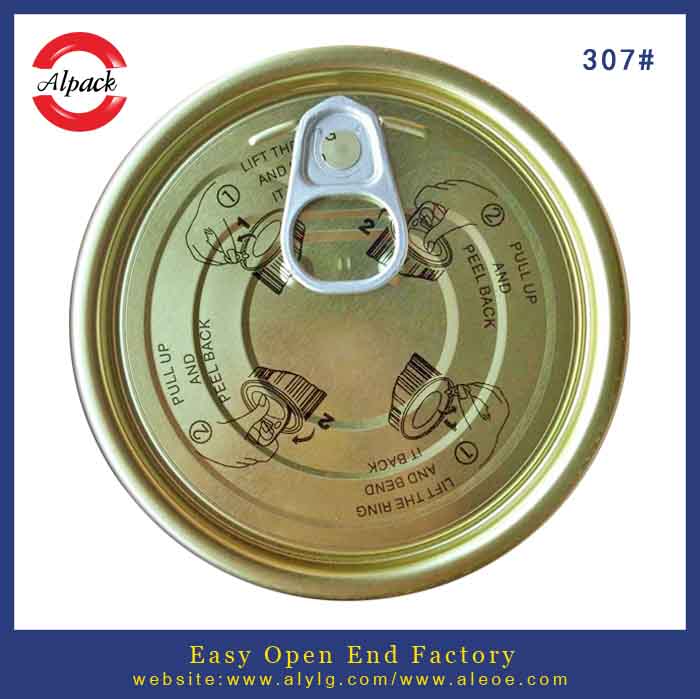 307 tinplate easy open can lids