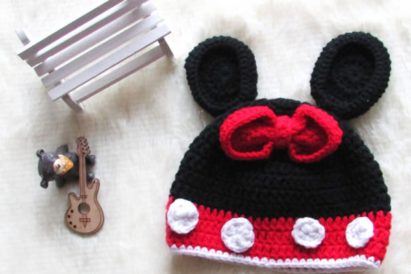 2016 New Design Pure Cotton Hand Crochet Hat for Newborn