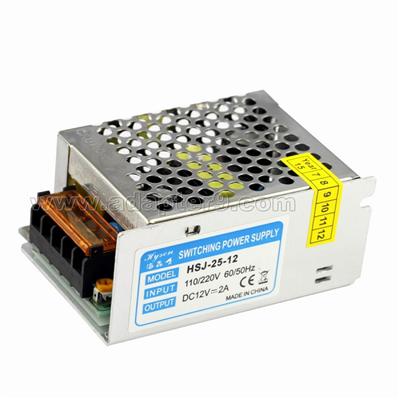 Factory Price 24W 12V2A Single Channel Output Power Supplies In Stock For Massage Chair Indoor Use