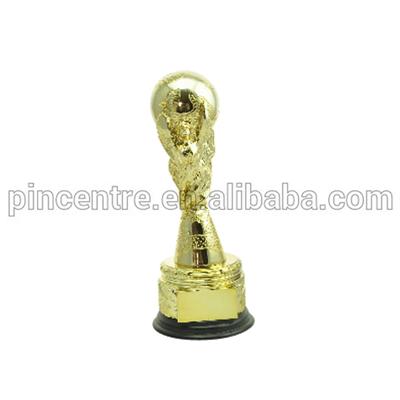 Soccer Trophy With Woden Base