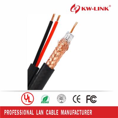 High Quality Rg59 CCS Coaxial Cable with 1 Pair Power Cable