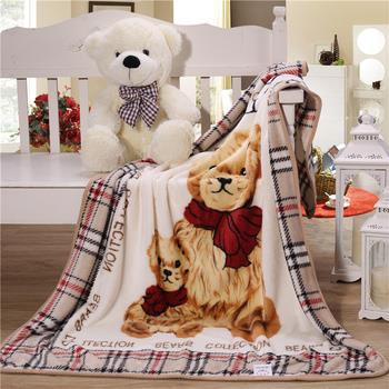 Super Soft And Comfortable Raschel Style Fleece Baby Blanket